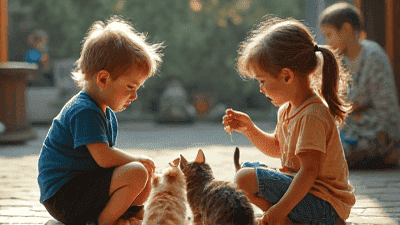 How to Teach Your Child to Feed and Groom Your Pet Safely